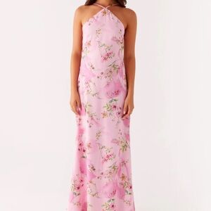 Peppermayo Pink Floral Maxi Dress